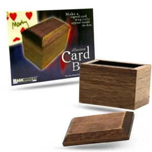 Illusion Card Box - Appearing Card In Box Trick - Imagen 1 de 1