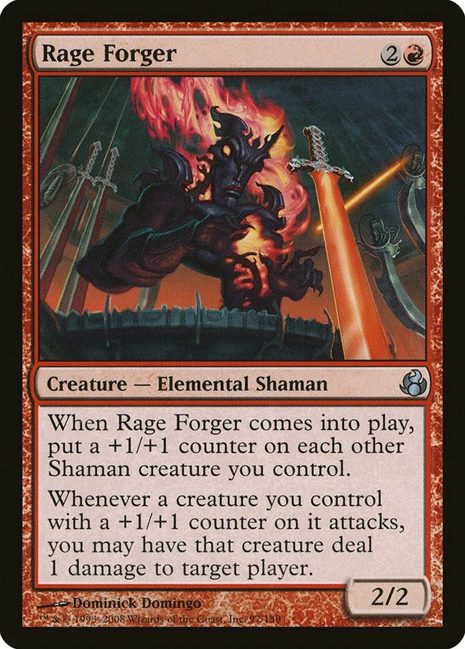FOIL Rage Forger - MOR Morningtide - MTG Magic NM - Image 1 of 1