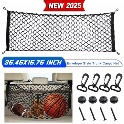 Rear Trunk Envelope Style Cargo Net for MERCEDES-BENZ GLK280 300 350 2009-2015 - Изображение 1 из 4