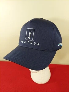 Sombrero ajustable PGA Tour Airflux azul marino NUEVO malla con tirantes - Imagen 1 de 13