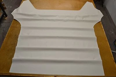 1964 64 1965 65 1966 66 Dodge Dart & GT TECHO PERFORADO blanco de un solo agujero Foto 1 de 3