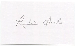 Ruben Amaro Sr. Signed 3x5 Index Card Autographed Signature St. Louis Cardinals - Picture 1 of 2