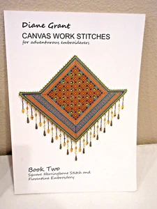 Diane Grant CANVAS WORK STITCHES Adventurous Embroiderers - Book Two Autographed - Picture 1 of 2