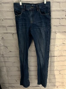 Children's Place STRAIGHT Blue Jeans Adj Waist EUC boy's Size 12 - Picture 1 of 7