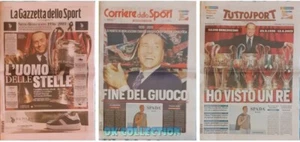 BERLUSCONI IST TOT (AC MILAN PRESIDENT) Nr. 3 italienische Sportzeitungen 13.06.2023 - Bild 1 von 24