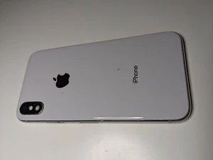 For Apple Iphone X White Mid Frame Back Cover Main Camera Housing A1901 - Picture 1 of 7