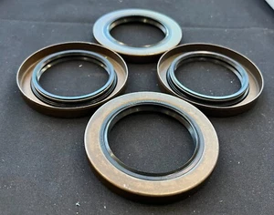 Four -Trailer Axle Grease Seals 6000# 7000# 2.25" 22333 10-36 7000-DL Double lip - Picture 1 of 2
