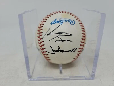 Vintage LA Angels Autographed Baseball Harvey/Orton/Howell/Eichhorn/Graber RARE  - Image 1 of 4