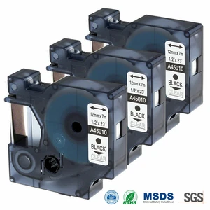 Kompatibel zu Dymo LetraTag Schriftband dymo 45013 45010 40913 40910 91221 91220 - Bild 1 von 8