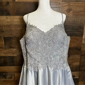 May Queen Grey dress size 16 - Picture 1 of 5