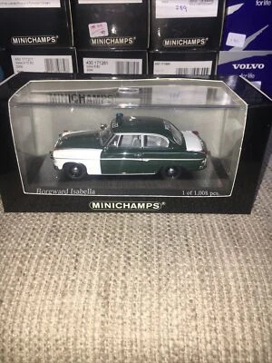 Borgward Isabella Police Car 1/43 Frankfurt model Mint New Polizei 1008 Made - Image 1 of 4