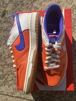 NUEVO Nike Dunk Low SE (GS) Talla 5.5Y Naranja Seguridad 7w FN0600-801 NUEVO EN CAJA Foto 1 de 4