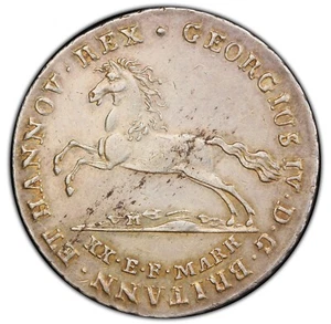 Germany  1826 - Hannover- 16 Groschen - PCGS AU 58 - SUPERB - Picture 1 of 5