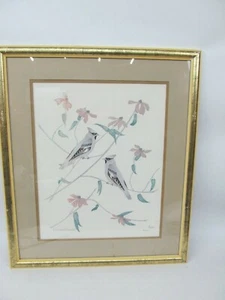 Moran Art Bohemian Waxwings – Audubon Birds Nature Signed Lithograph - Picture 1 of 6