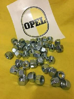 Neuf Lot Écrous des Roues Opel P1+P2 OLYMPIA Rekord 1953 1957 OLYMPIA A - Photo 1/2