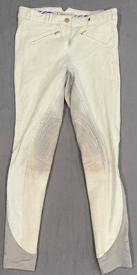 Pantalones de montar ecuestres Tredstep Symphony para mujer 28R beige descolorido al aire libre Foto 1 de 4