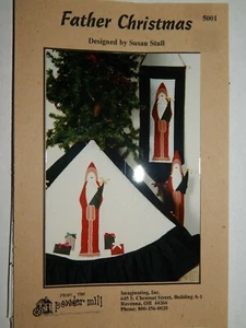 Powder Mill 5001 Tree Skirt Doll Sewing Craft Pattern Father Christmas Stull UC - Picture 1 of 4