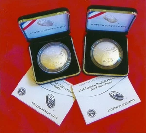 TWO CURVE Silber PP Baseball Dollar 4 der Baseballs berühmte Legenden Autogramme - Bild 1 von 12