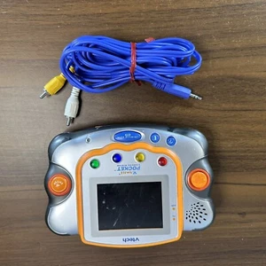 V Tech V Smile Pocket Learning System with Cable - Not Working For Parts Repair - Picture 1 of 5