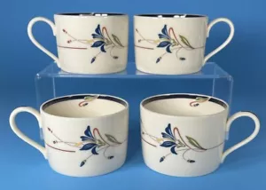 Vintage Gorham Melon Bud Coffee Tea Cups Town & Country 6 oz Set of 4 USA - Picture 1 of 9