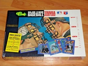 Classic Major League Baseball Trivia Gioco da Tavolo 1991 Edizione da Collezione Sigillato - Foto 1 di 2