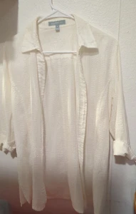 SHAPED FIT BLUSE GR 10 WEISS 100% BAUMWOLLE - Bild 1 von 8