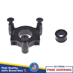 Black 1" 25mm / 1.5" 38mm CNC Adapter Fits 49cc 50cc 66cc 80cc Motorized Bicycle - Picture 1 of 8