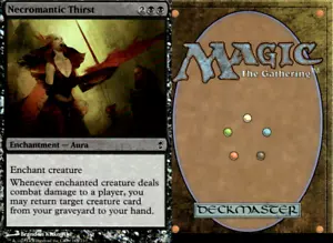 Magic the Gathering -MTG- Necromantic Thirst Foil - Picture 1 of 1