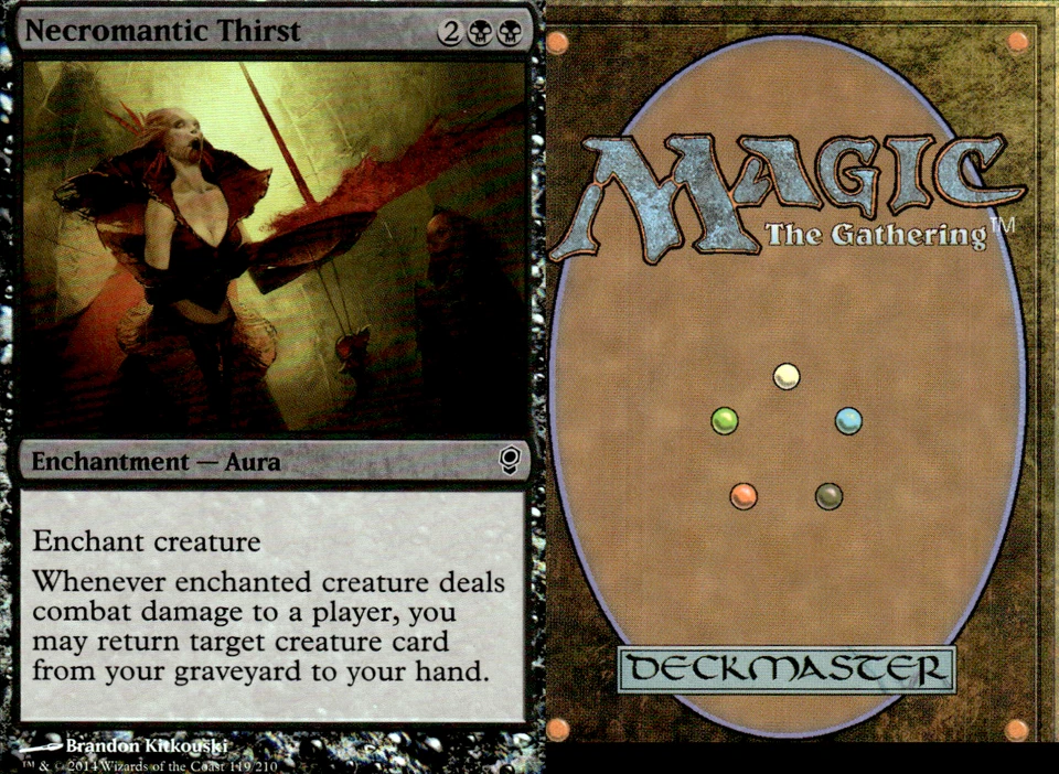 Magic the Gathering -MTG- Necromantic Thirst Foil - Image 1 of 1