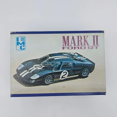 IMC Mark II Ford GT Plastic Kit 1:25 No. 112-200 Made In USA 1960S - Image 1 of 4