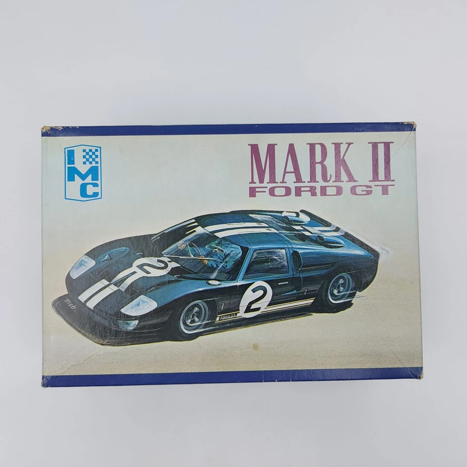 IMC Mark II Ford GT Plastic Kit 1:25 No. 112-200 Made In USA 1960S - Image 1 of 4