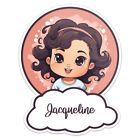 Brunet Baby Girl Jacqueline Name Car Bumper Sticker Vinyl Decal