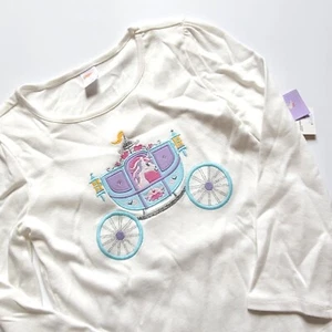Gymboree Girls sz 10 Unicorn Princess Carriage Unicorn Shirt NWT - Picture 1 of 2