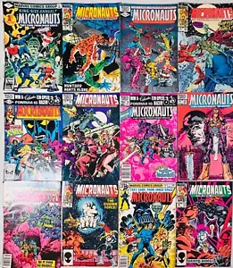 Micronauti #1-10-12-13-35-37-38-52-53-55-56 1° anno 1978 Marvel Comics Lotto di 12 - Foto 1 di 15