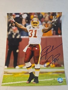 ROCK CARTWRIGHT HANDSIGNIERT 8 x 10 FARBFOTO WASHINGTON REDSKINS SELTEN COA - Bild 1 von 3