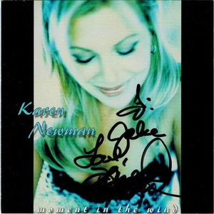 KAREN NEWMAN - Moment in the Wind (CD 1997) Signed! - Imagen 1 de 2
