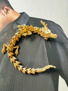 Long Dragon  Brooch Gift Box Women Man Unisex Pin  Free  Shipping 2-5 Days - Picture 1 of 15