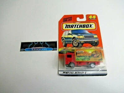 Matchbox Animals 1998 Volvo Container Truck #44 of 75 Vehicles  - Image 1 of 3