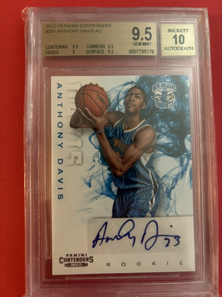 2012-13 Anthony Davis Contenders Auto BGS 9.5/10 - Image 1 of 1