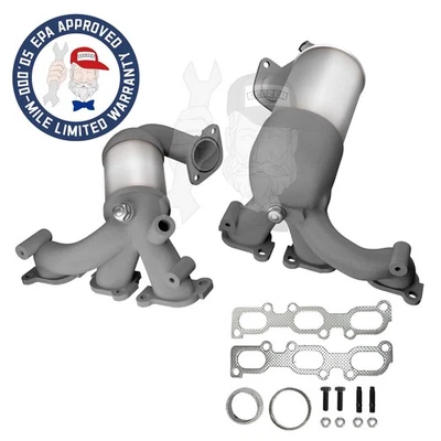 Front and Rear Manifold Catalytic Converter For 2006-2009 Ford Fusion 3.0L EPA — 第 1/4 张图片