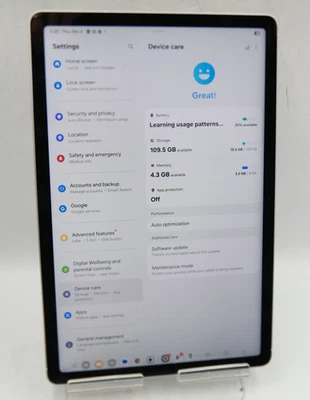 Samsung Galaxy Tab S10 FE 10.9" 128GB Wi-Fi con S-Pen Versión Global Gris -USADO Foto 1 de 4