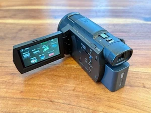 Sony Fdr-Axp35 4K Video Camera Handycam 20.6 Black junk There is a stain - Picture 1 of 9