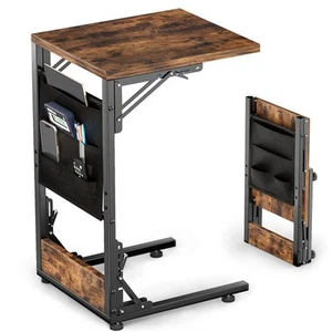 Folding TV Tray Table, Small Folding Side Table with Storage Bag, Portable C ... - Picture 1 of 7