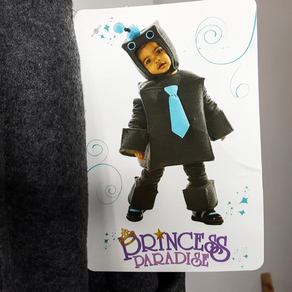 Disfraz de Halloween Roscoe el Robot 6 piezas XS Talla 4 cálido acolchado polar NUEVO Foto 1 de 4