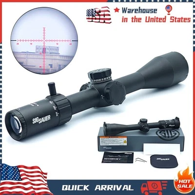 Mira para rifle Sig Sauer WHISKEY4 retícula iluminada 6-24x50 FFP 30 tubos - SOW46002 Foto 1 de 4