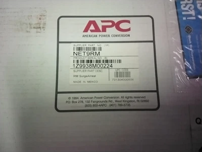 APC NET9RM SurgeArrest Network 9-Outlet Power Distribution - Image 1 of 4