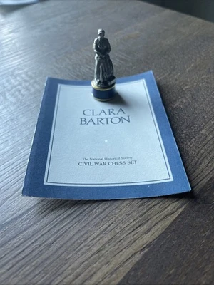 Pieza de ajedrez Franklin Mint Guerra Civil Reina Confederada Clara Barton repuesto Foto 1 de 3