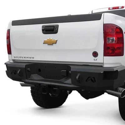 For Chevy Silverado 2500 HD 11-14 Rear Bumper Premium Full Width Black Powder Foto 1 de 4