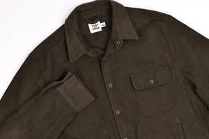 Flint And Tinder Moleskin Shirt Jacket In Spruce Mens Large - Picture 1 of 10