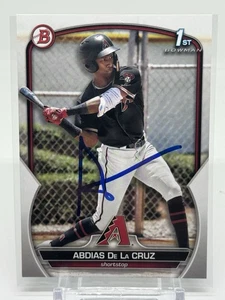 Abdias De La Cruz 2023 Bowman #BP-34 Arizona Diamondbacks SIGNIERT - Bild 1 von 2